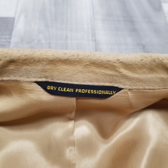 ✅VTG Goldwaters Blazer Mens Beige Custom Fabric Jacket Western Style Coat 21”/31 - Picture 5 of 14